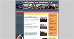 Desktop Screenshot of feuerwehr-dissen.de